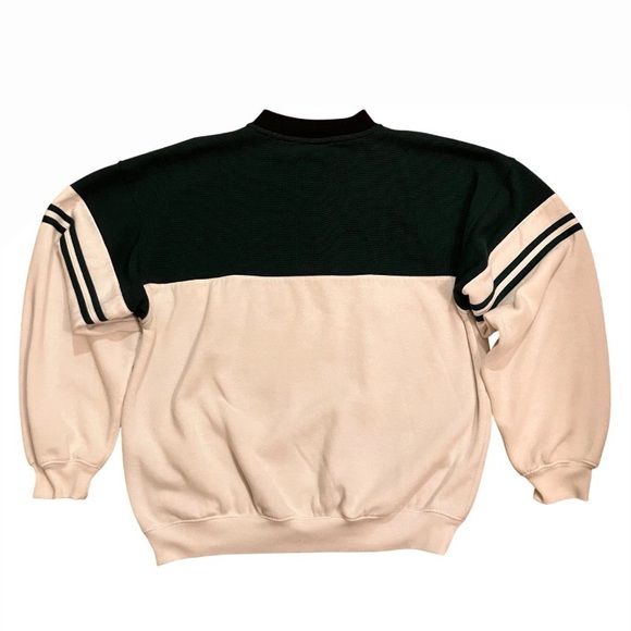 Vintage 90s Puritan Rugby Style Colorblock Sweatshirt Mens L USA Prep - Picture 5 of 9